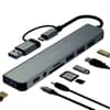 Free Heatz 8-in-1 USB Multiport Hub - ZU08