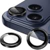 FITIT Tempered Glass Camera Lens Protector for iPhone 17 Pro / Pro Max, Black