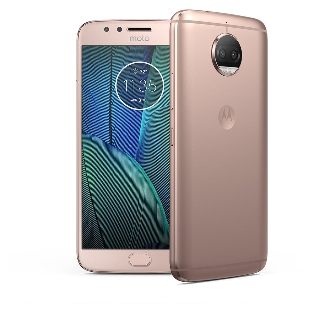 Moto G5S Plus 4G Dual Sim Smartphone 32GB Fine Gold + Case + Screen Protector