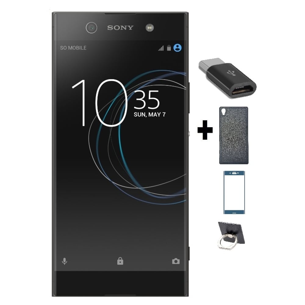 Sony Xperia XA1 Ultra 4G Dual Sim Smartphone 32GB Black+Essential Pack