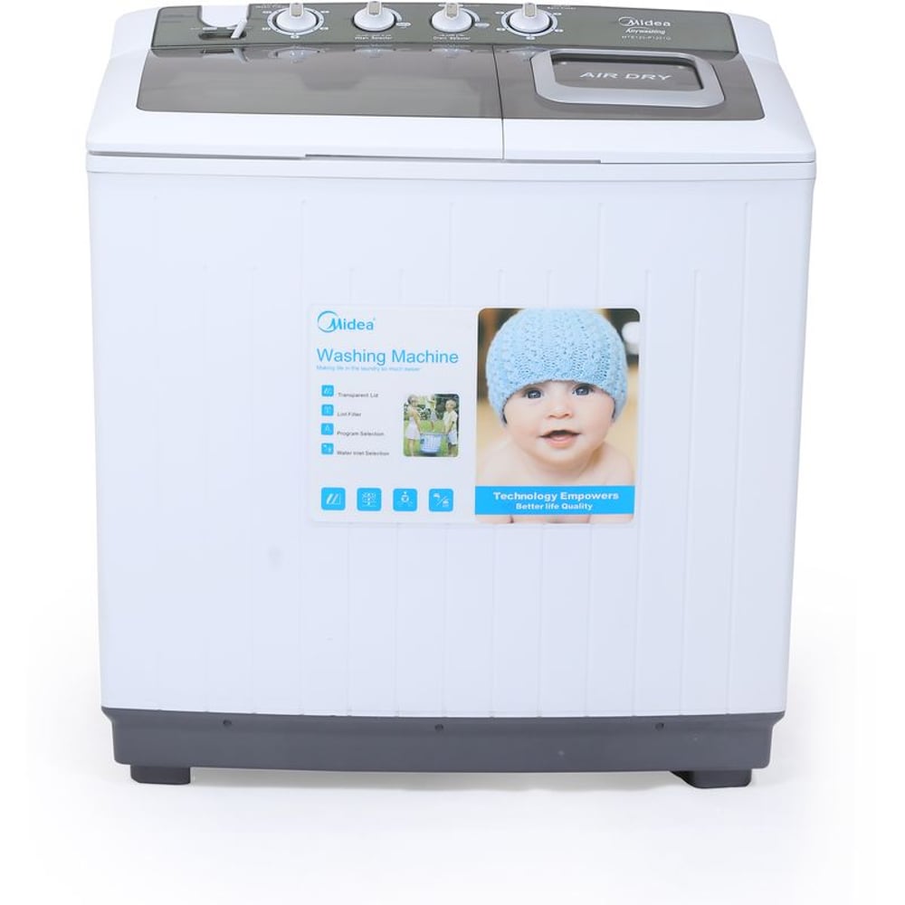 Midea Top Load Semi Automatic Washer MTE120P1201Q