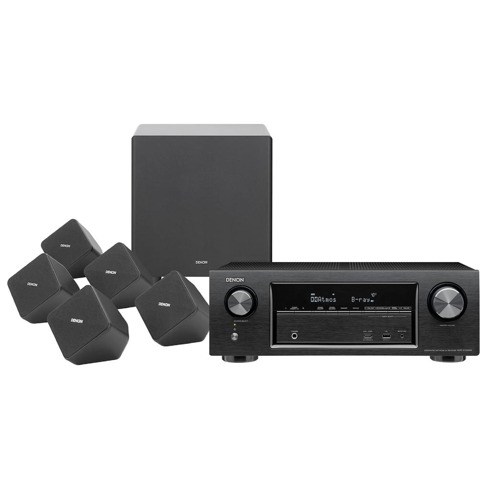 Denon AVRX540BT+ SYS2020 5.1 Home Theater Package