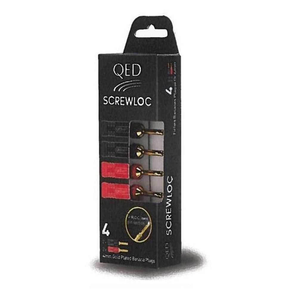 QED Screwloc Banana Plug QE1880