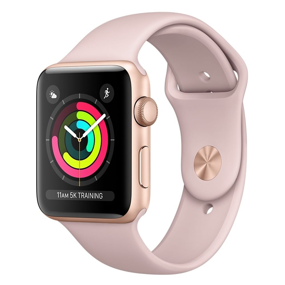 Apple Watch Series 3 GPS - 42mm Gold Aluminium Case with Pink Sand Sport Band