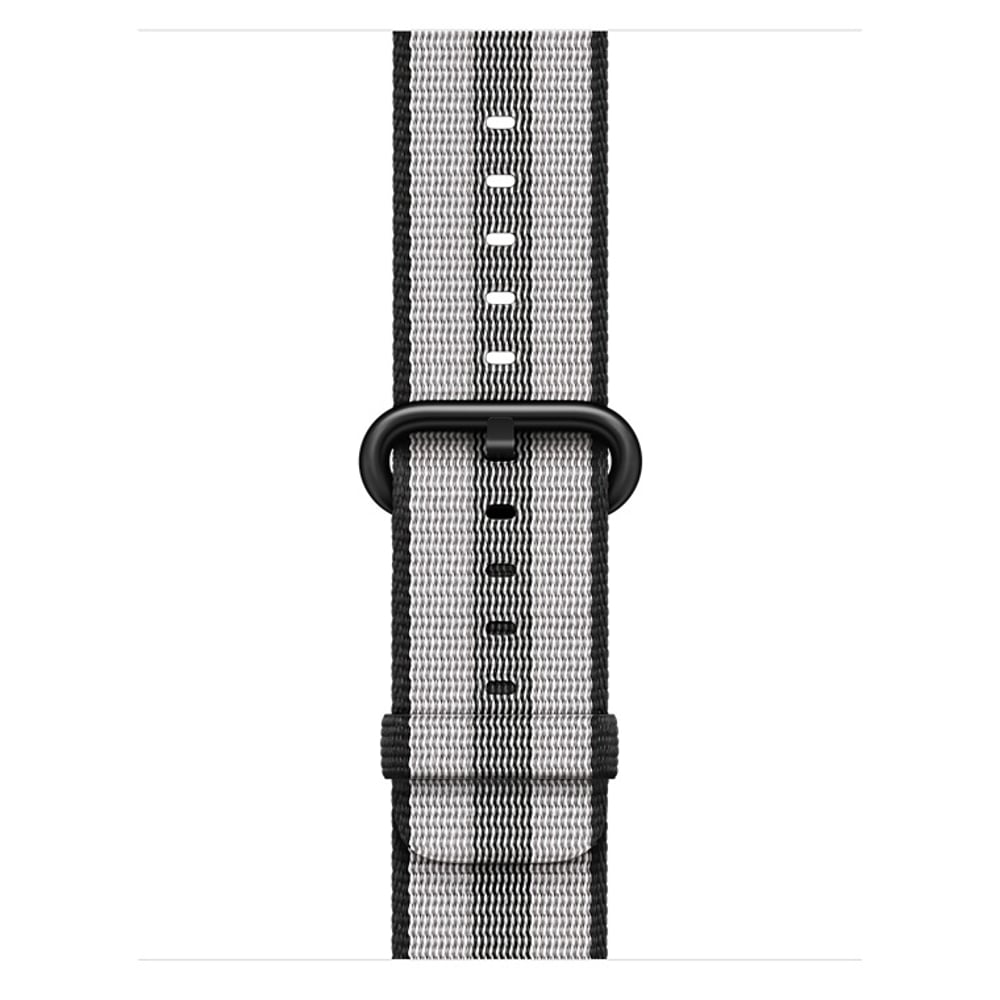 Apple Woven Nylon Band 42mm Black Stripe - MQVR2ZM/A