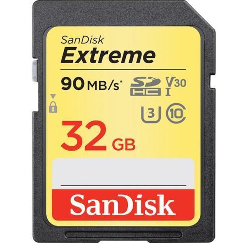Sandisk SDSDXVE032GGNCIN Extreme SD Card 32GB