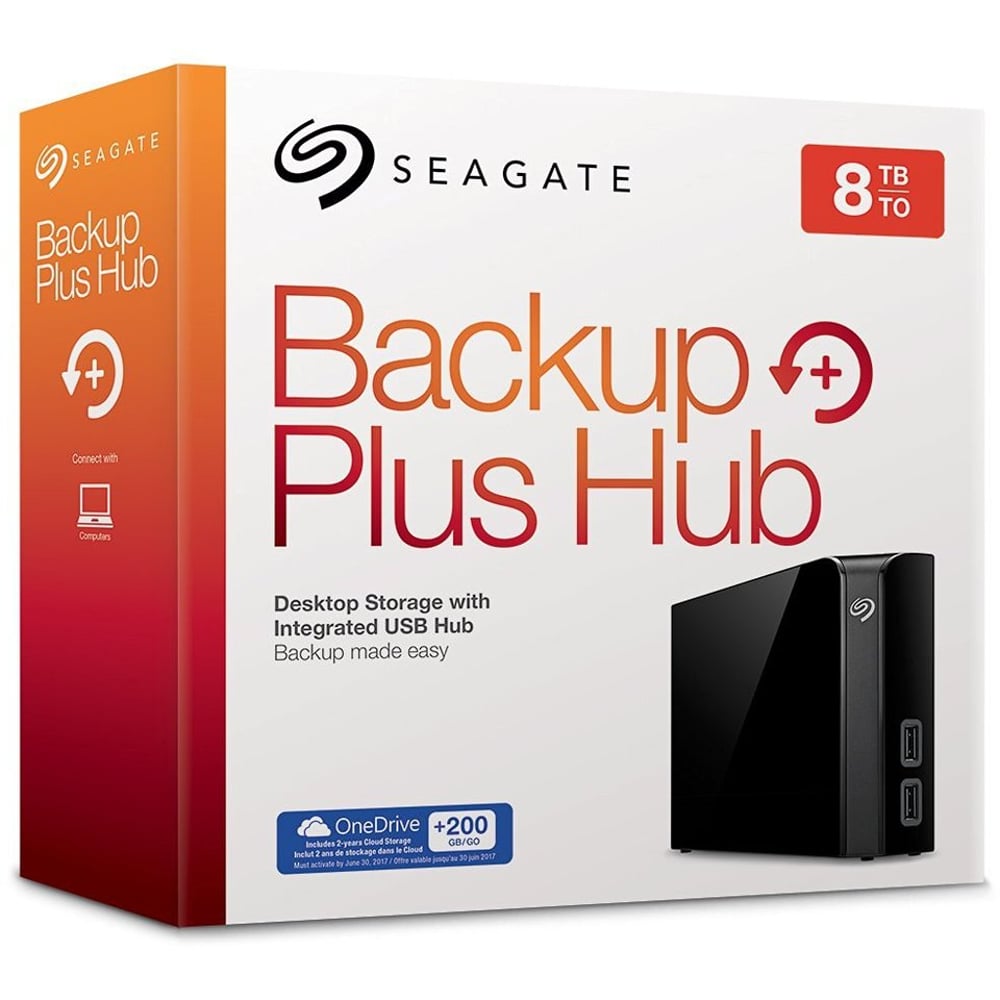 Seagate STEL8000200 Backup Plus HUB 8TB Desktop Drive