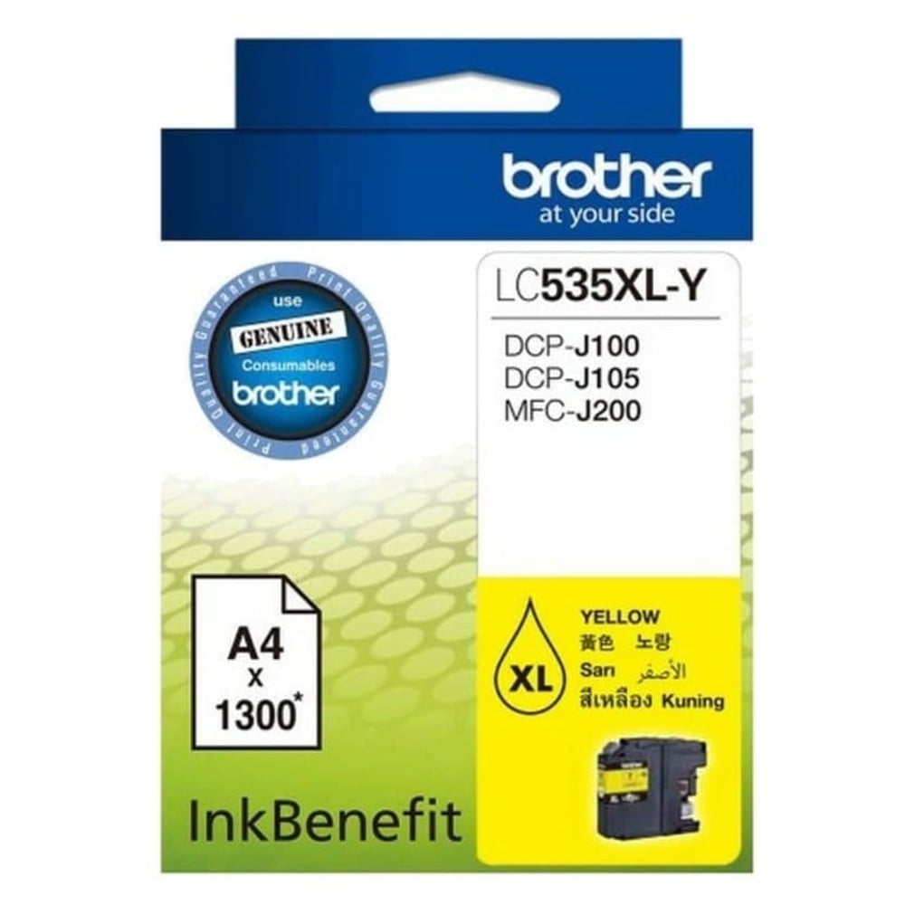 Brother LC535XLY Ink Cartridge Yellow