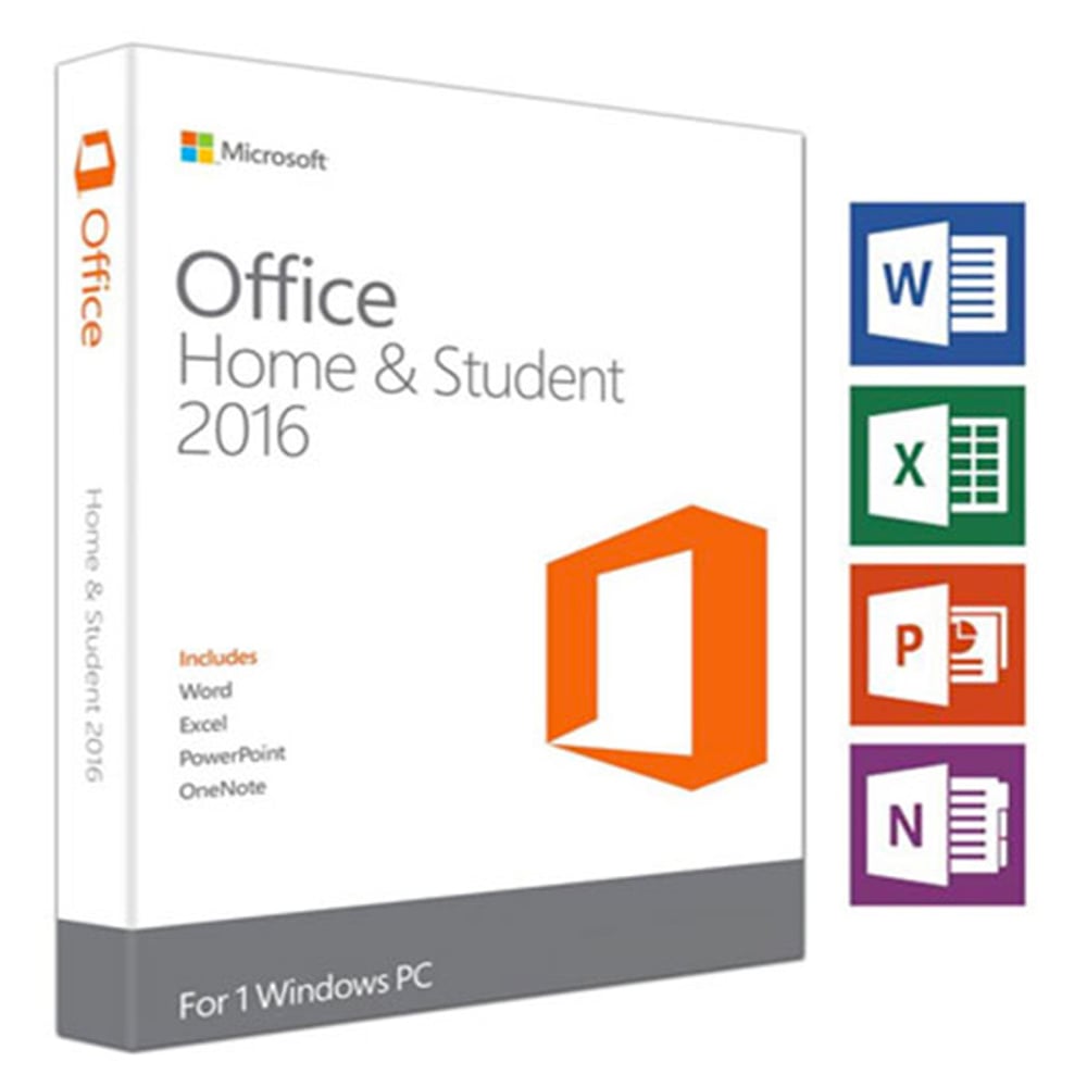 Microsoft Office Home & Student Software 2016 *Offer Applicable On Purchase of Laptop/Tablet only