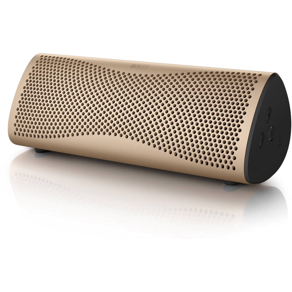 KEF MUO SP3892DD Bluetooth Wireless Speaker Gold