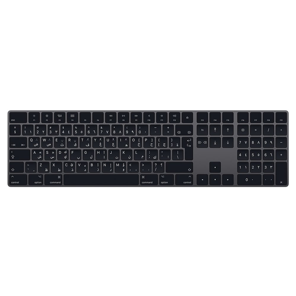 Apple Magic Keyboard with Numeric Keypad - Arabic - Space Grey