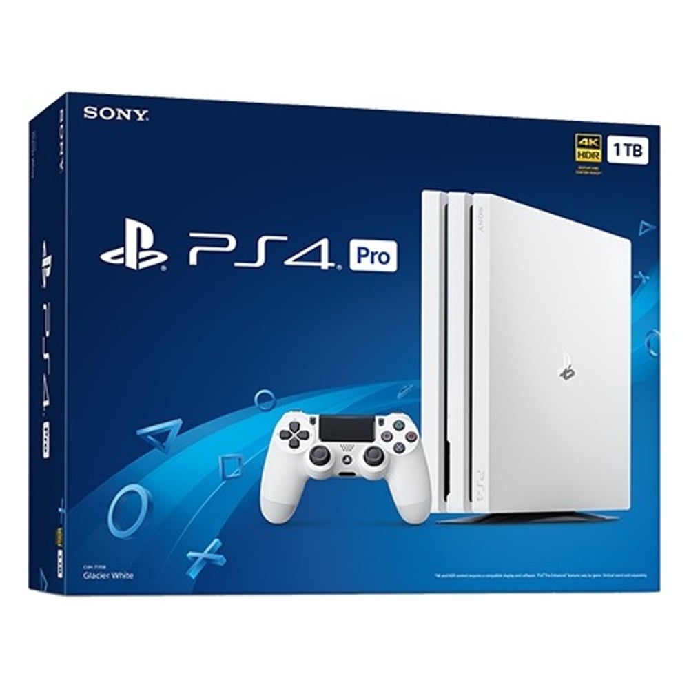 Sony PlayStation 4 Pro Console 1TB White - Middle East Version