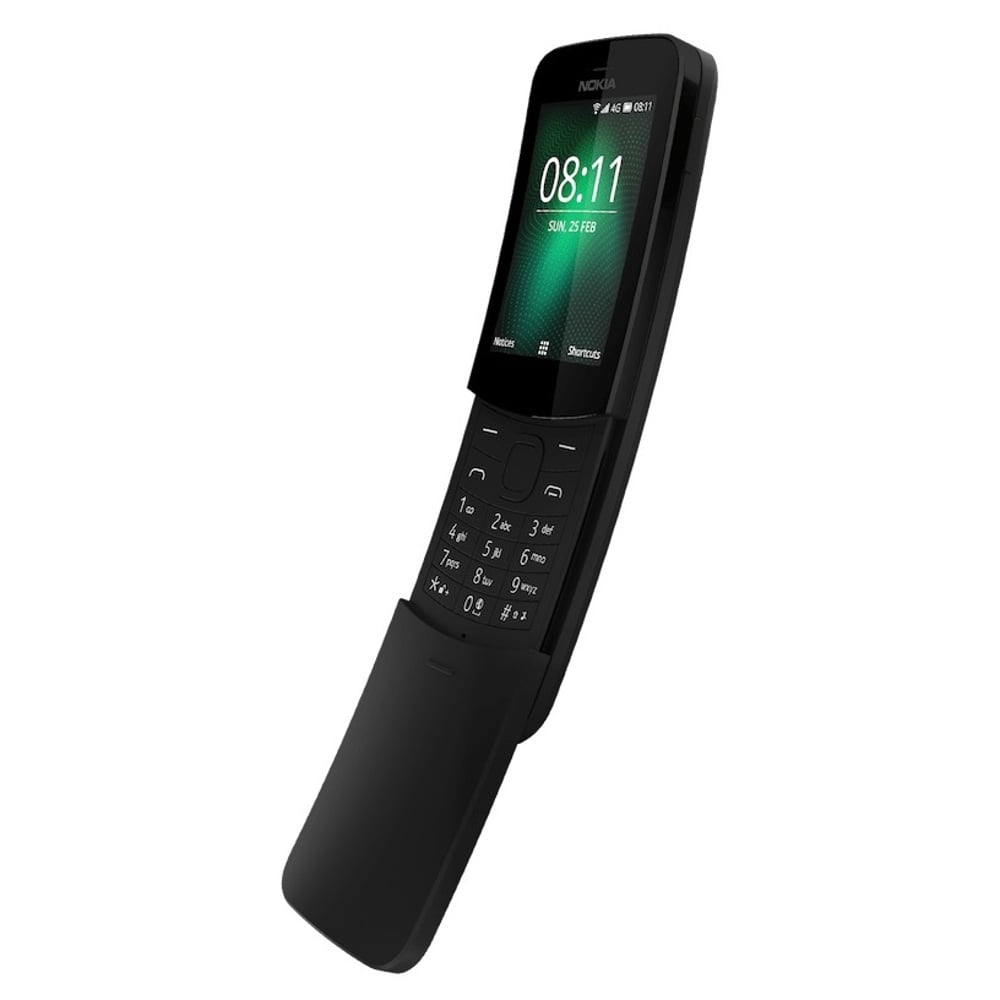 Nokia 8110 4G LTE Dual Sim Mobile Phone Black TA-1059