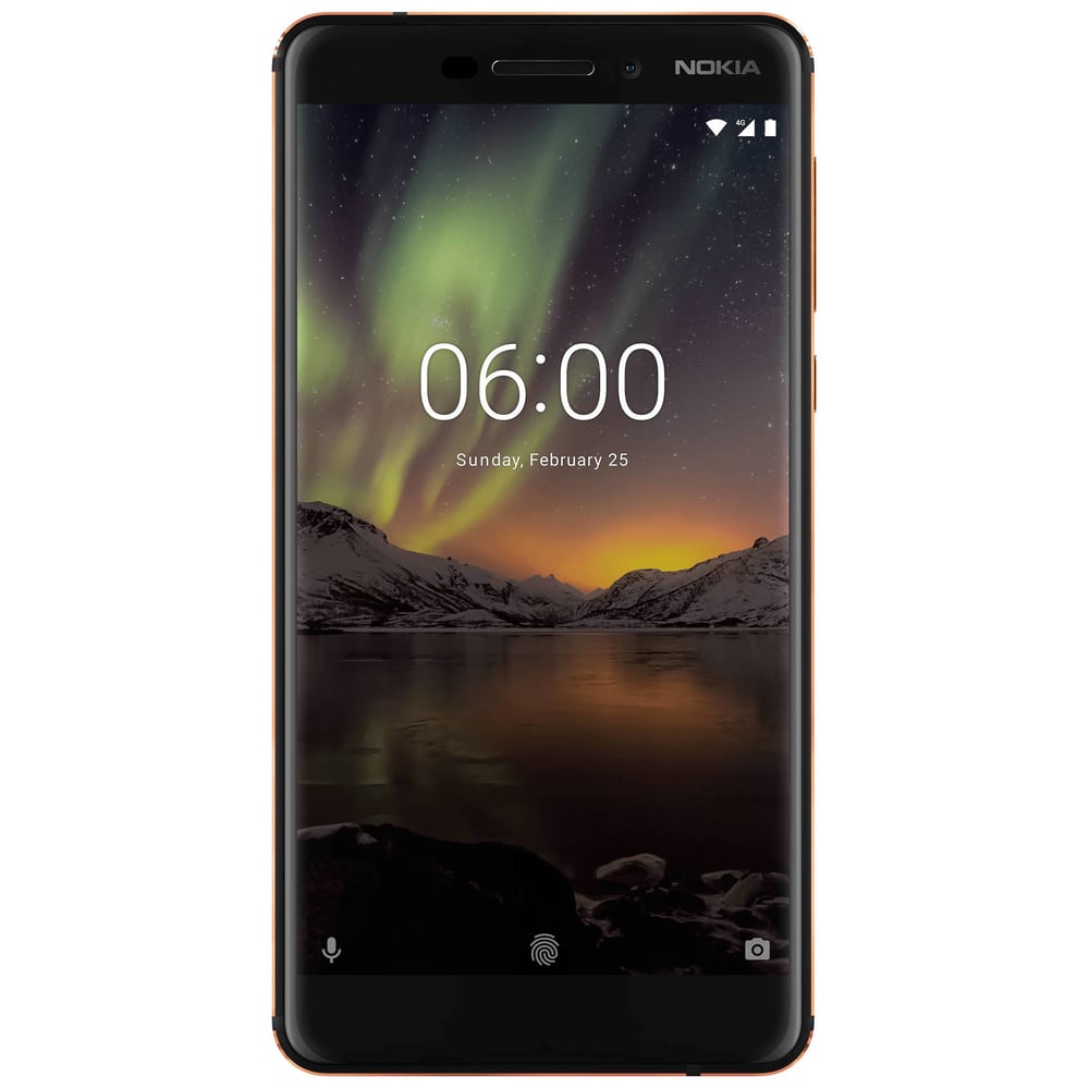 Nokia 6.1 32GB Black Copper 4G Dual Sim Smartphone -TA-1043