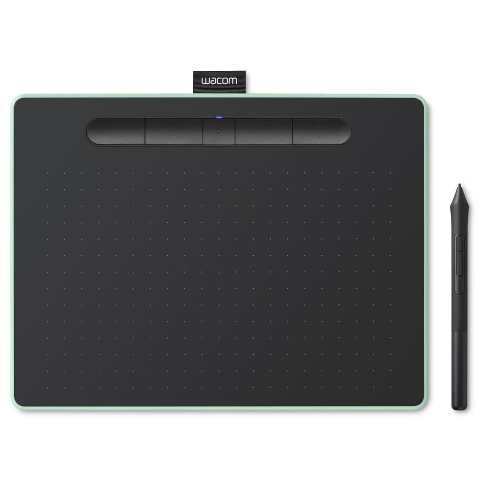 Wacom Intuos Bluetooth Creative Pen Tablet Medium Pistachio Green