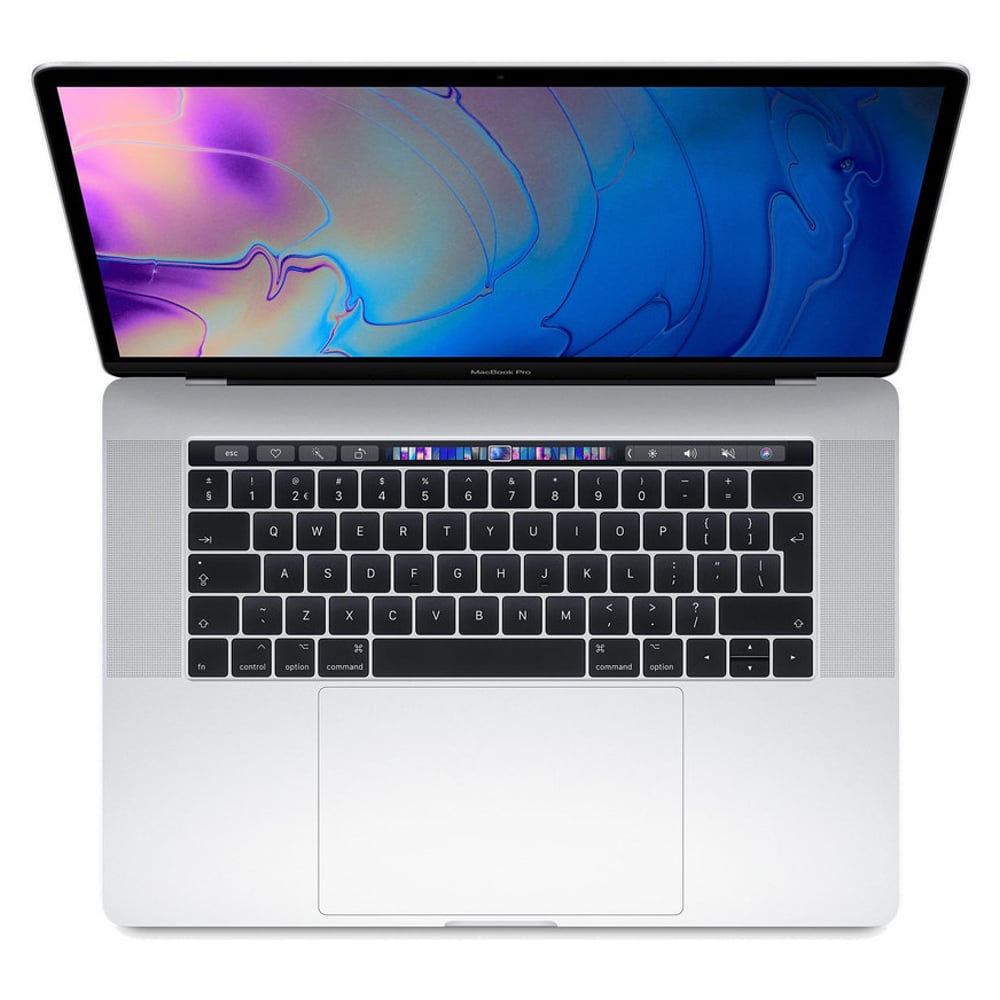 MacBook Pro 15-inch with Touch Bar and Touch ID (2018) - Core i7 2.2GHz 16GB 256GB 4GB Silver English Keyboard
