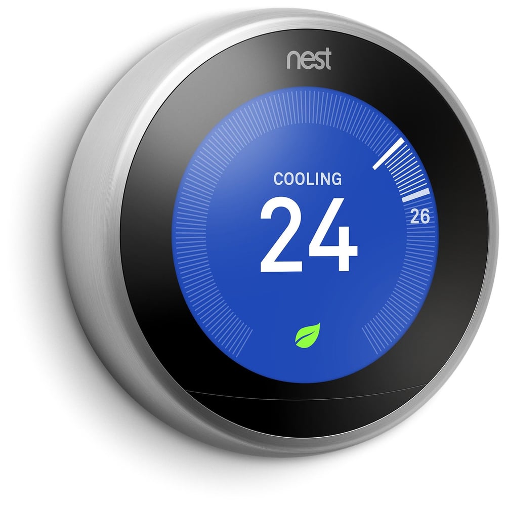 Nest Learning Thermostat 3rd Gen. Stainless Steel T3007AE