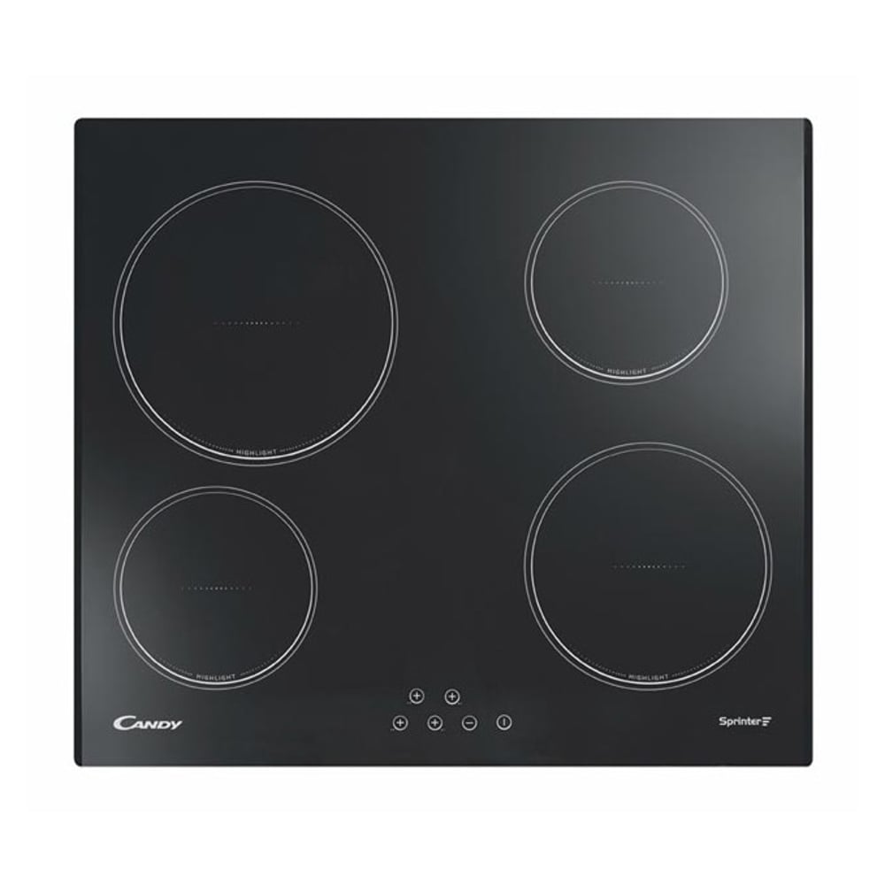 Candy CH64C2 Built In Electric Hob 60cm Black