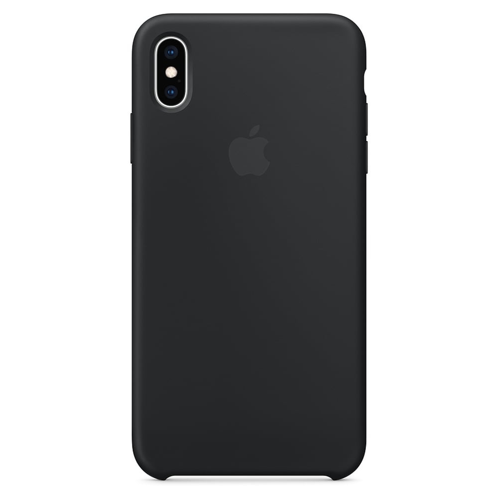Apple Silicone Case Black For iPhone XS Max
