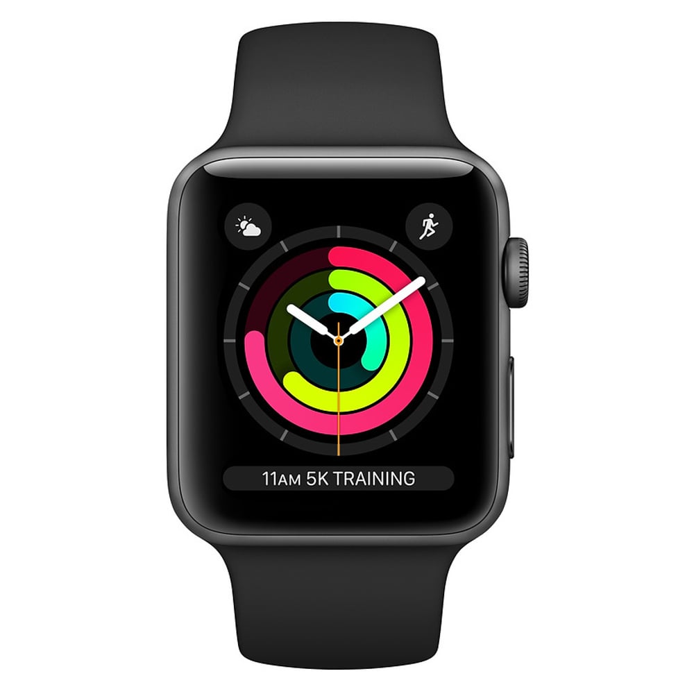 Apple Watch Series 3 GPS - 42mm Space Grey Aluminium Case with Black Sport Band