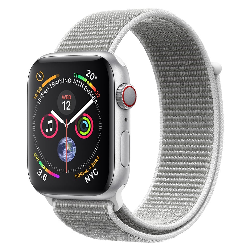 Apple Watch Series 4 GPS 40mm Silver Aluminium Case With Seashell Sport Loop