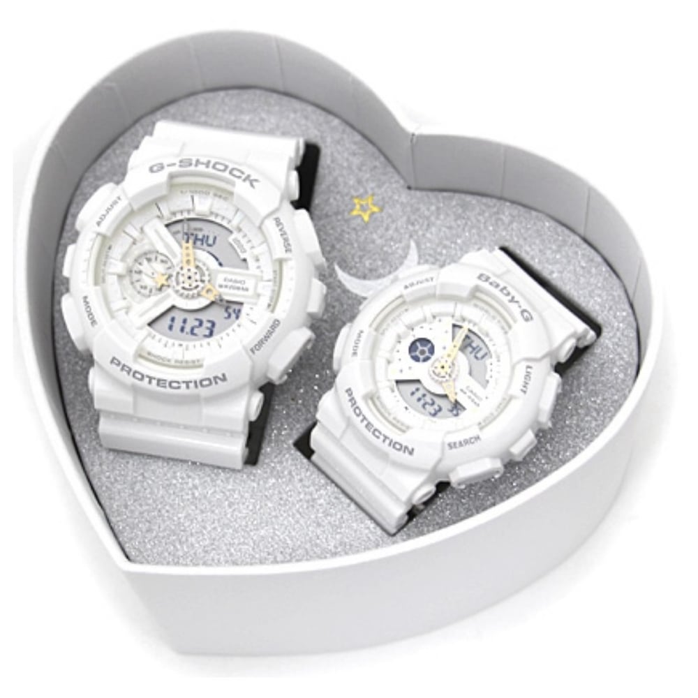 Casio LOV-17A-7ADR G-Shock & Baby G Lovers Collection Pair Watch