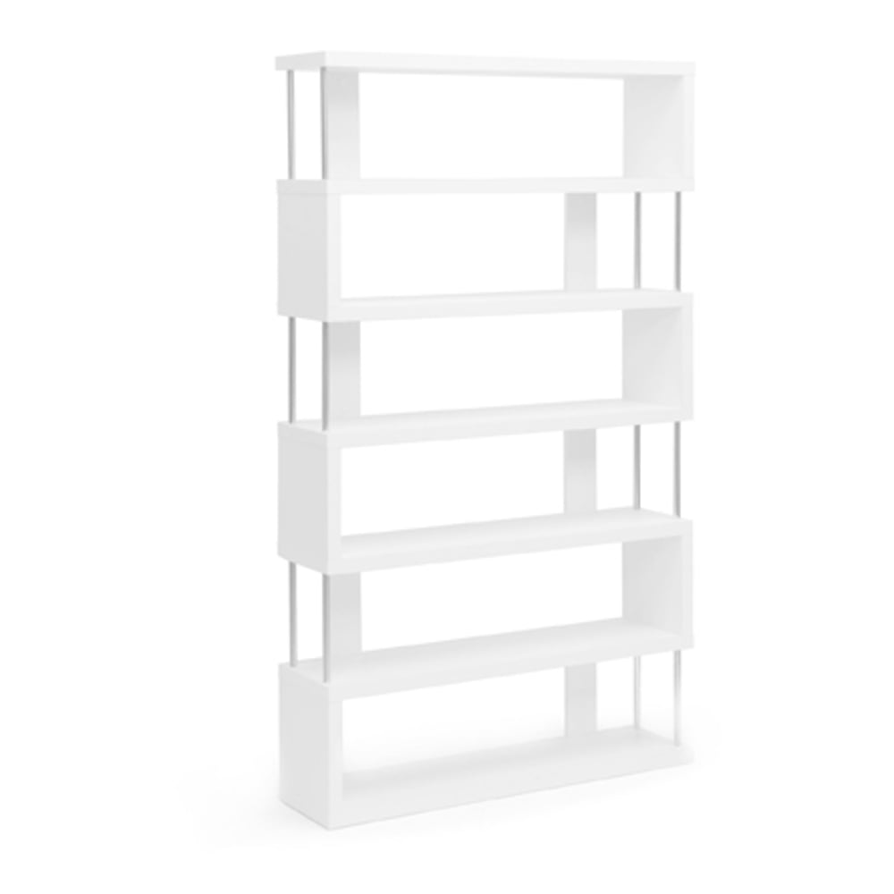 Modern Zigzag Display Shelf White