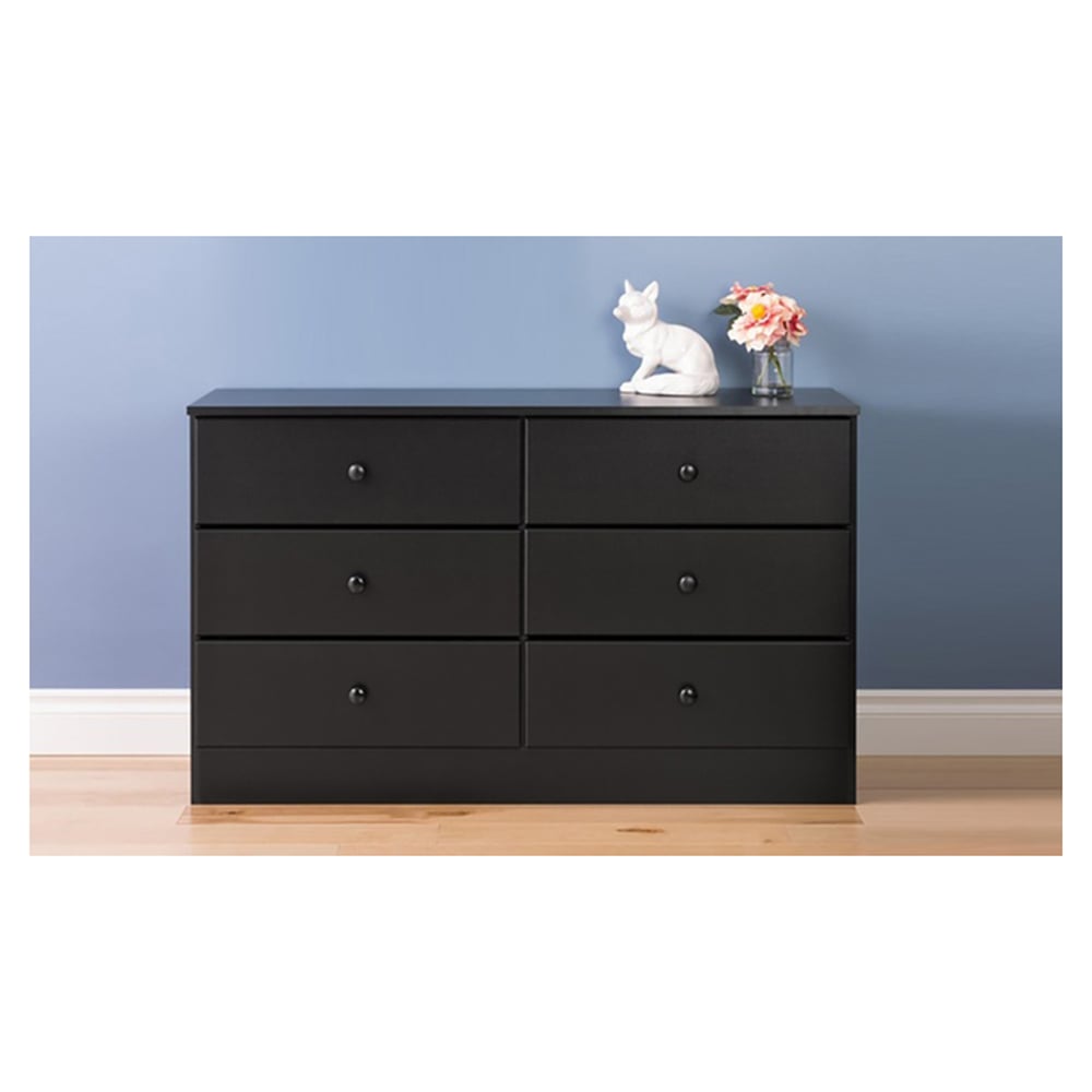 Classic Chest of Drawers 6-drawer Chester Black