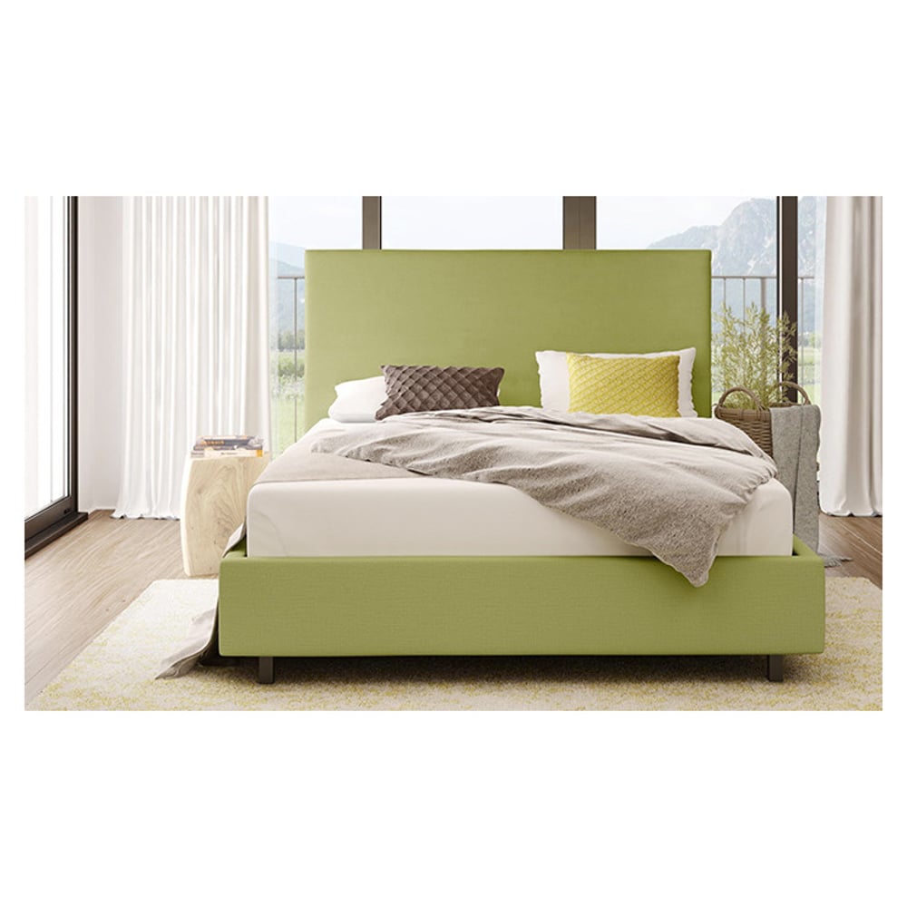 Wilmut Full Size Upholstered Bed Queen without Mattress Green