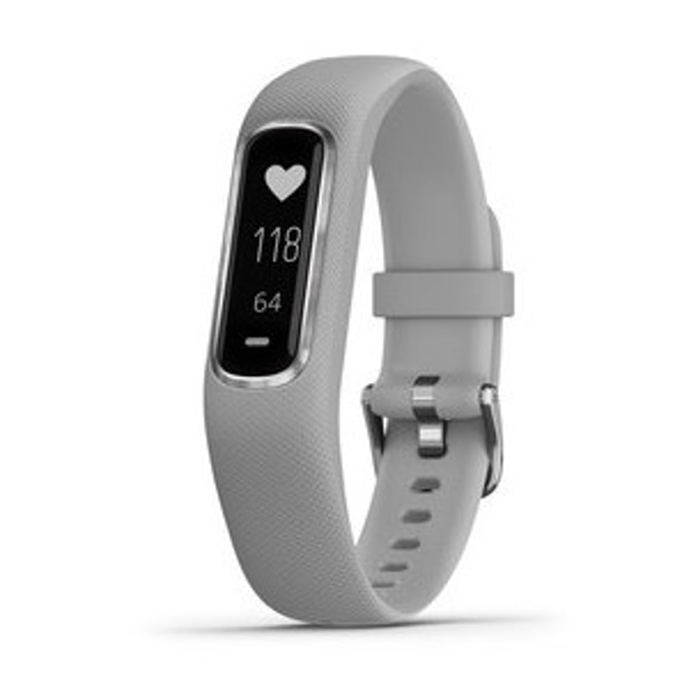 Garmin Vivosmart 4 Silver With Grey Band - Small/Medium