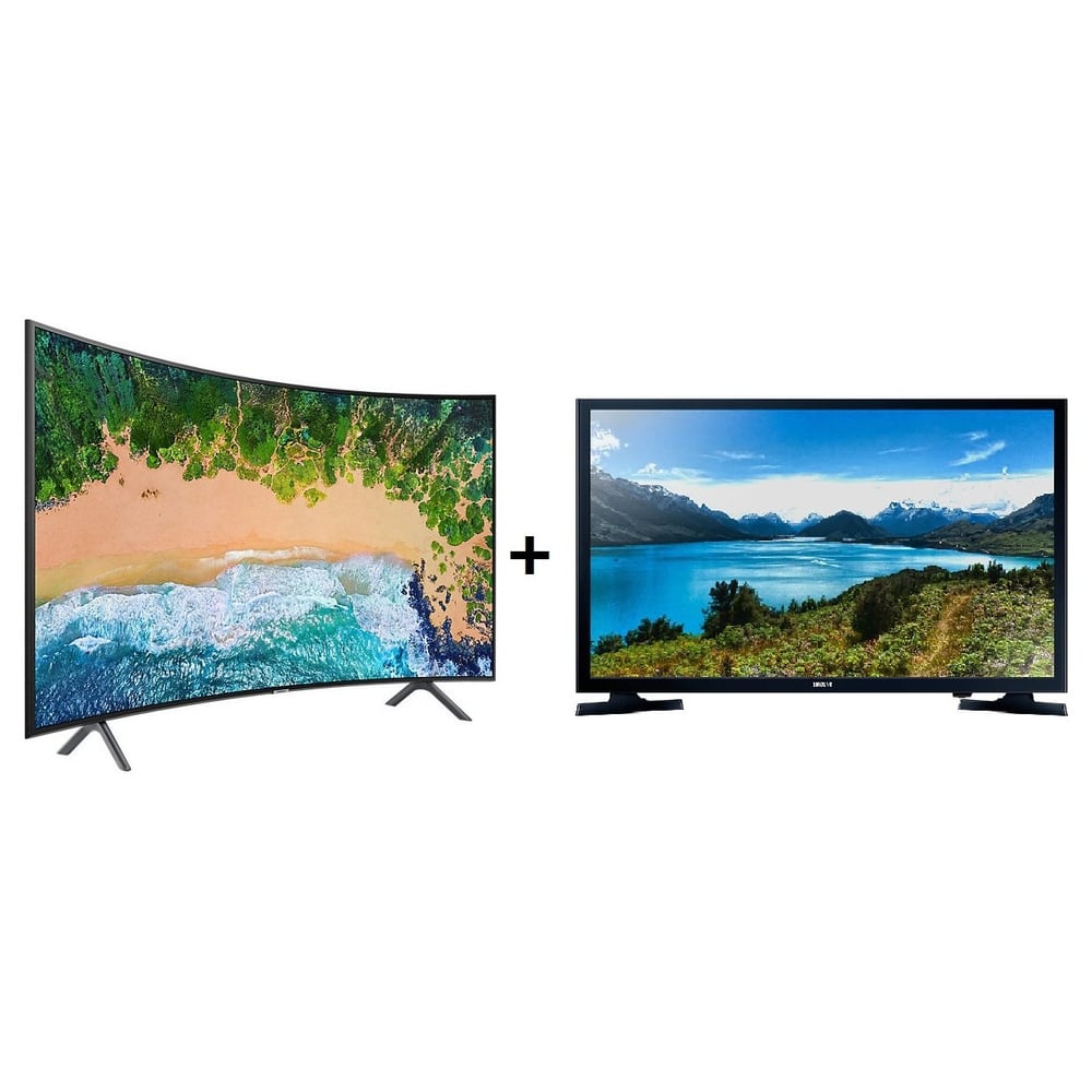Samsung 55NU7300 4K UHD Smart LED TV 55inch (2018 Model) + 32J4303 LED Television 32inch