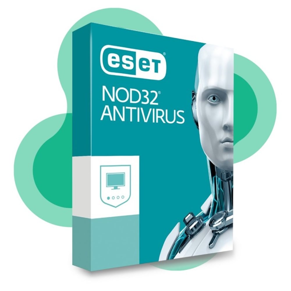 Eset NOD32 Anti Virus Software 2 User One Year