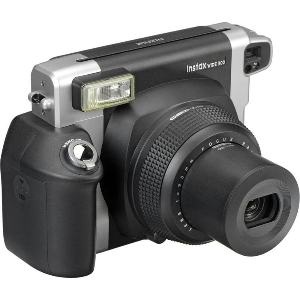 Fujifilm INSTAXWIDE300 Instant Film Camera Silver/Black + 30Sheets