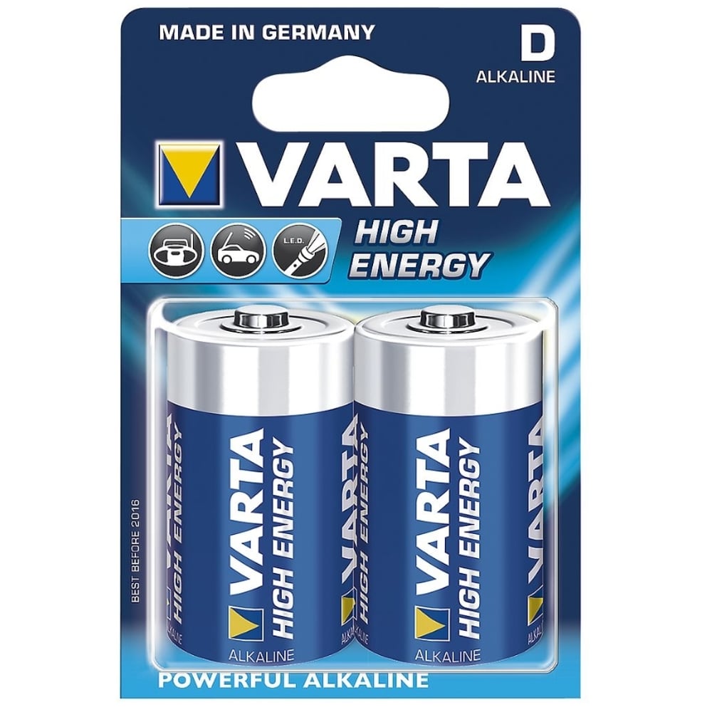 Varta LR20/D Alkaline Mono High Energy Battery