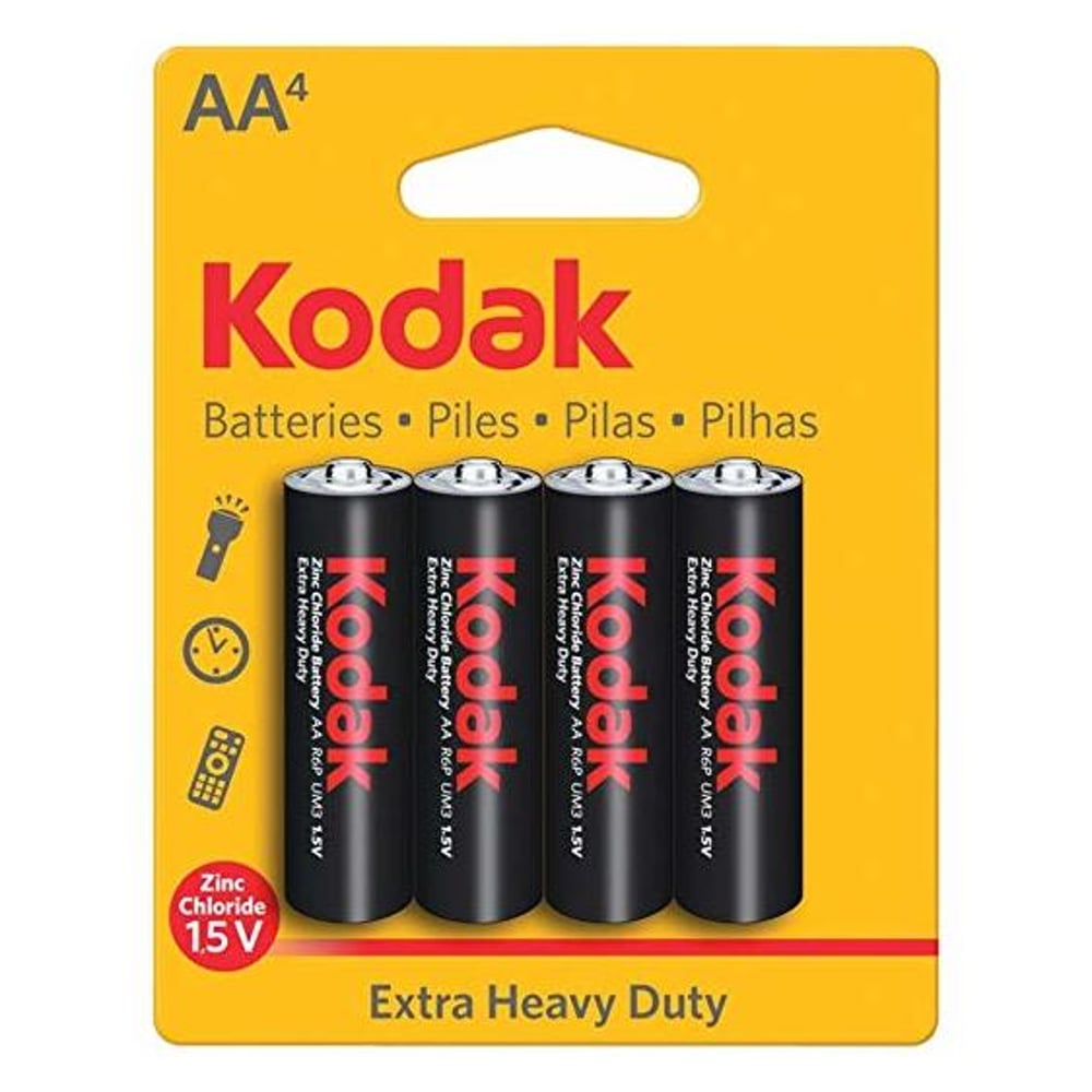 Kodak Extra Heavy Duty 1.5V Battery X 4 pcs