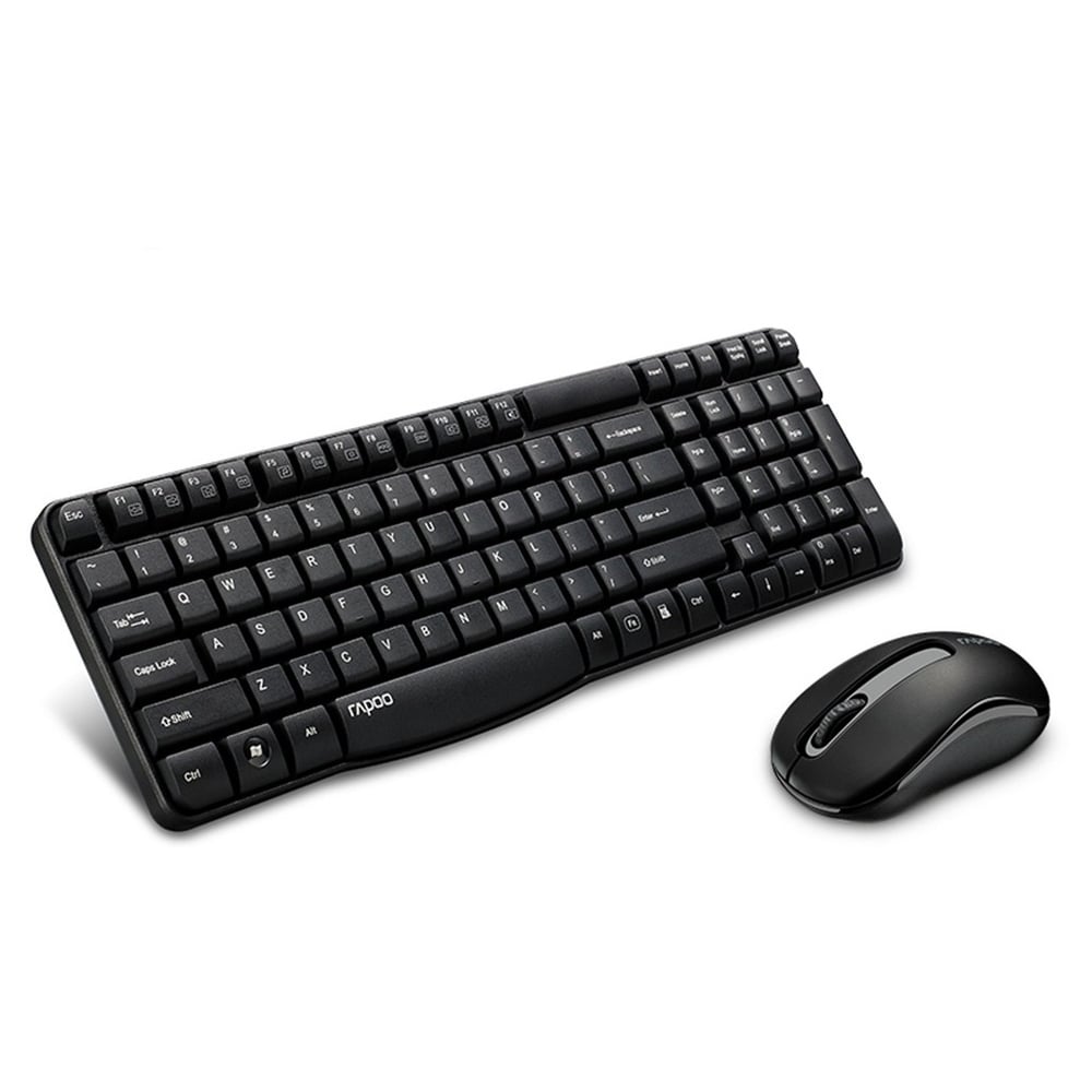 Rapoo X1800S 18458 Combo Wireless (Keyboard+Mouse) Black English/Arabic