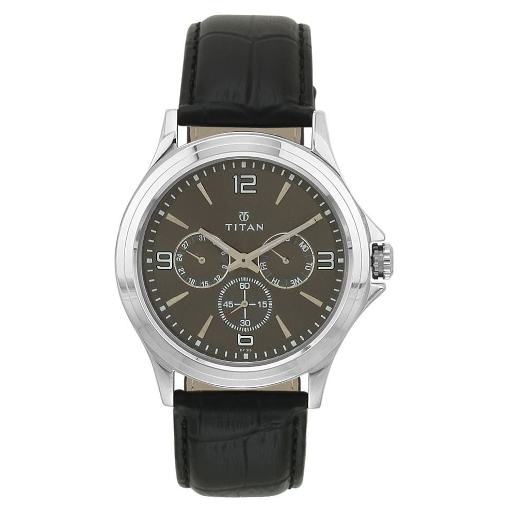 Titan 1698SL02 Anthracite Dial Multifunction Watch for Men