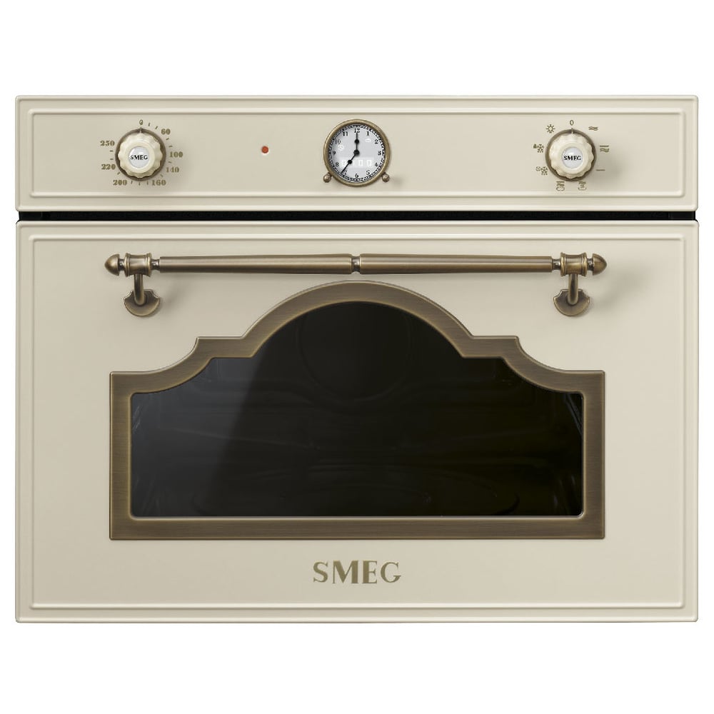 Smeg Built in Cortina design microwave oven with grill SF4750MPO