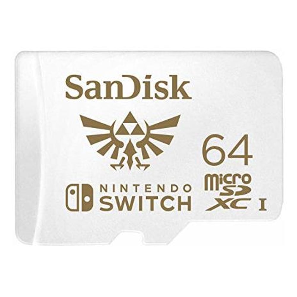 بطاقة سانديسك مايكرو SDXC سعة 64 جيجابايت SDSQXAT-064G-GNCZN نينتندو سويتش