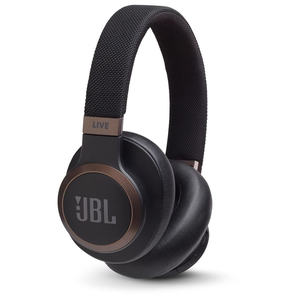 JBL LIVE 650BTNC Wireless Over-Ear Noise-Cancelling Headphone Black