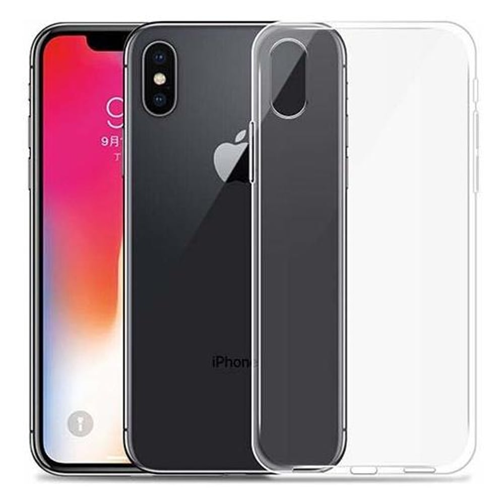 Maxguard Tempered Glass + Clear Back Cover iPhone X/Xs