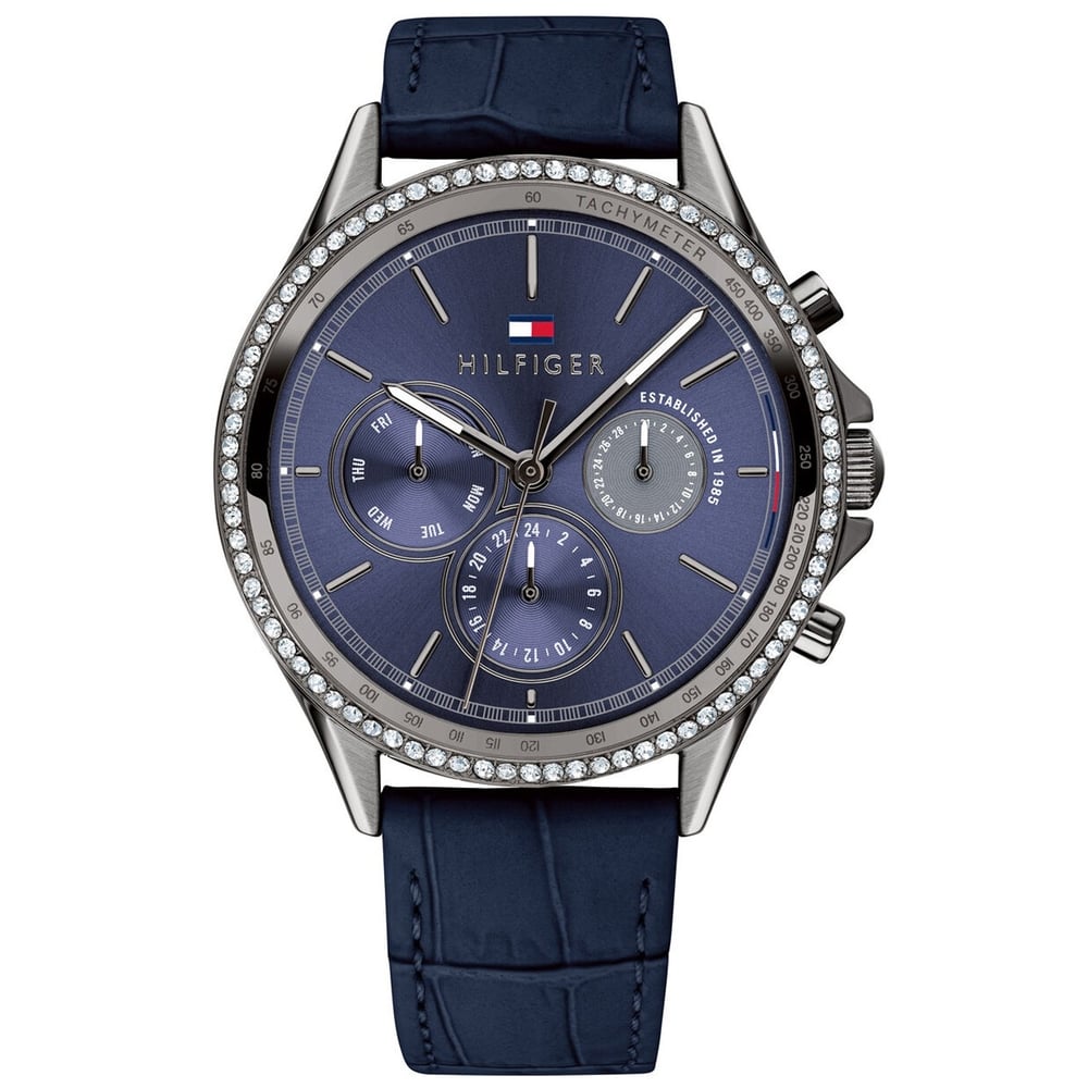 Tommy Hilfiger ARI Blue Leather Watch For Women 1781979