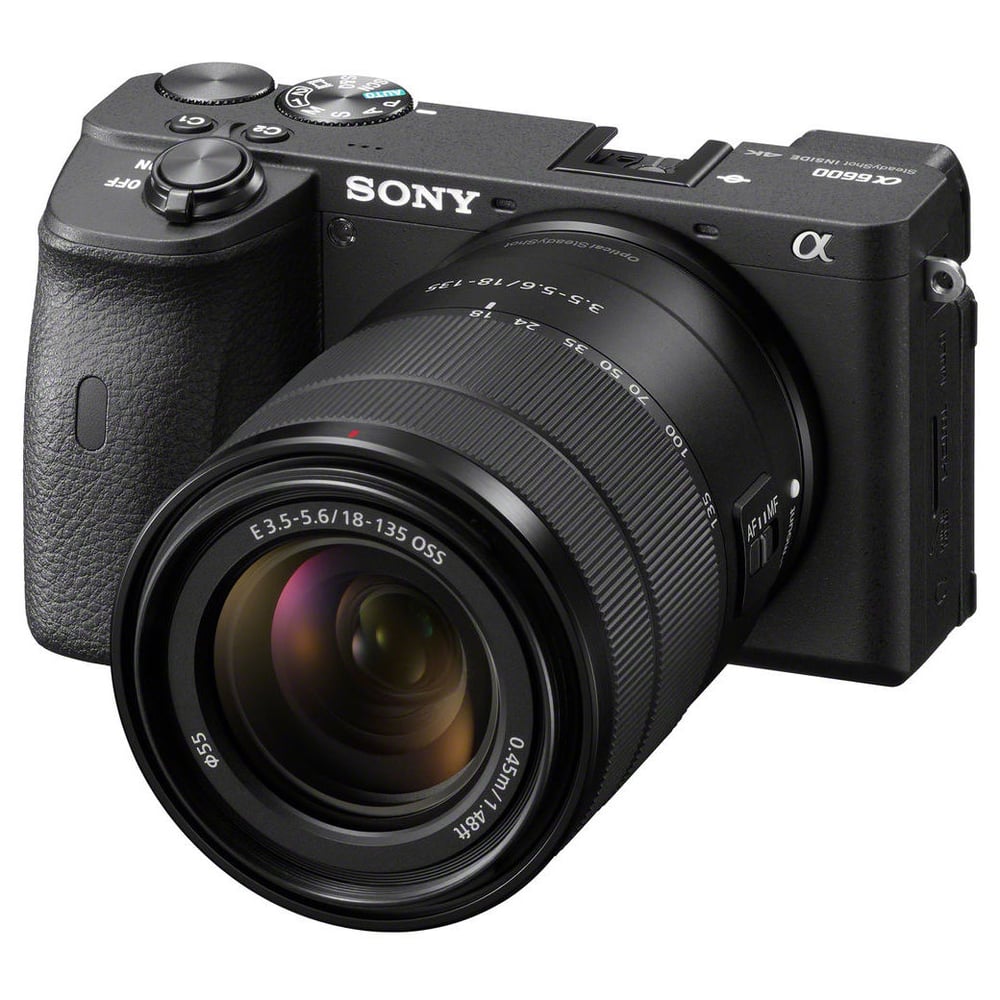 Sony ILCE6600MB a6600 Mirrorless Digital Camera Black + Sony E 18-135mm f/3.5-5.6 OSS Lens