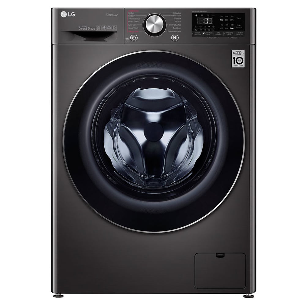 LG Front Load Washing Machine 10Kg Washer & 7Kg Dryer Bigger Capacity AI DD ThinQ F4V9RCP2E