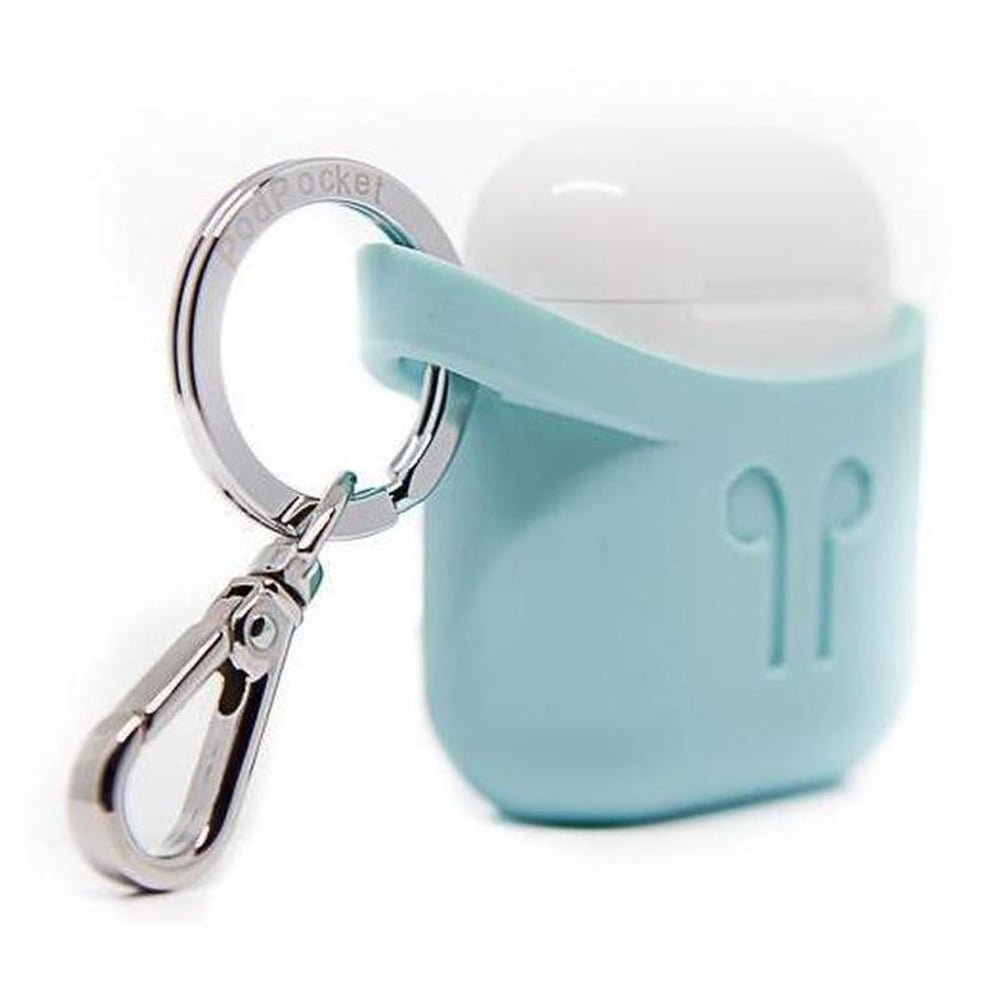 Podpocket Silicone Case Light Blue For Apple Airpod