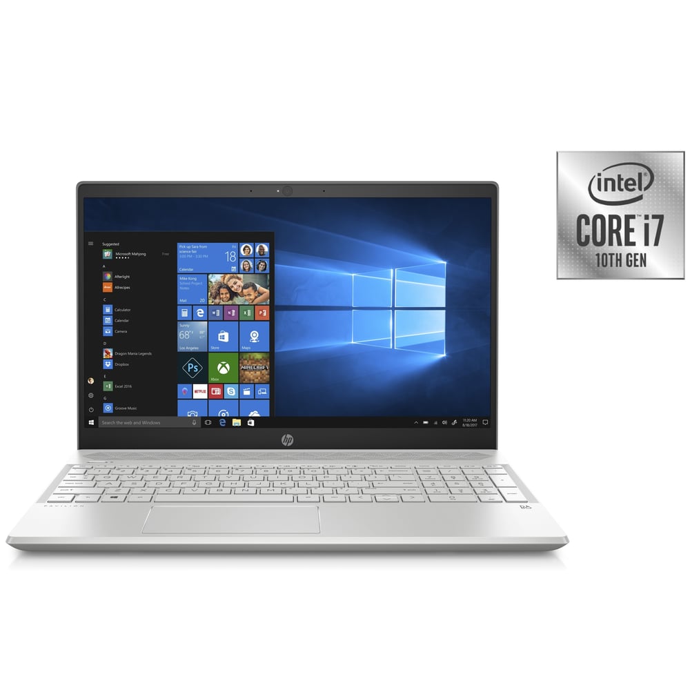 HP Pavilion 15-CS3001NE Laptop - Core i7 1.3GHz 16GB 1TB+128GB 4GB Win10 15.6inch FHD Mineral Silver