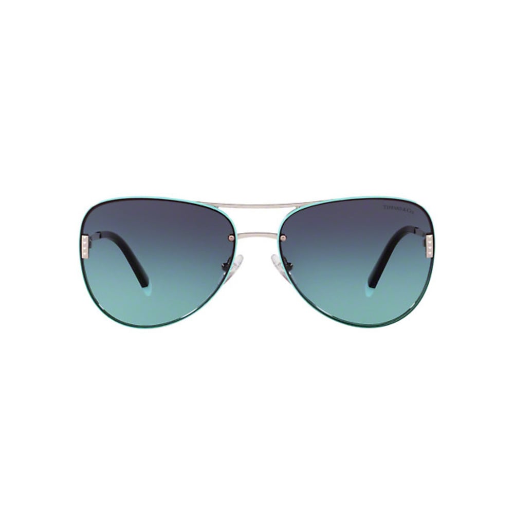 Tiffany Light Blue/Silver Metal Women TF-3066-60019S-62 Sunglasses