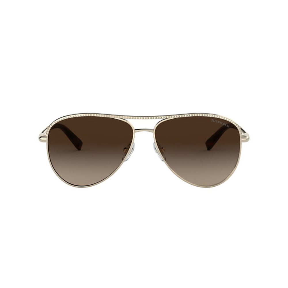 Tiffany Pale Gold Metal Women TF-3062-60213B-57 Sunglasses