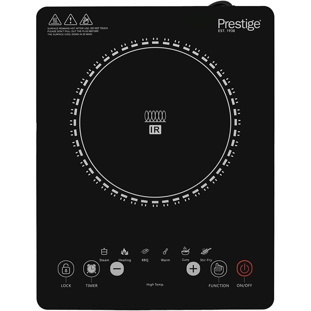 Prestige Single Infrared Cooker 2000 Watts PR7505