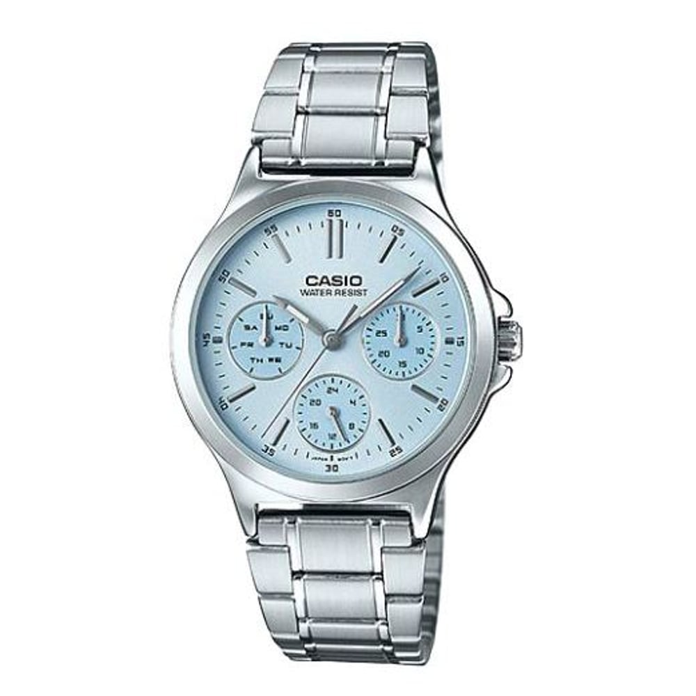 Casio Silver Stainless Steel Women Watch LTP-V300D-2A2UDF